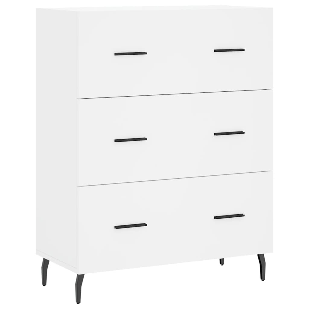Buffet blanc 69,5x34x90 cm bois d'ingénierie - XIOS
