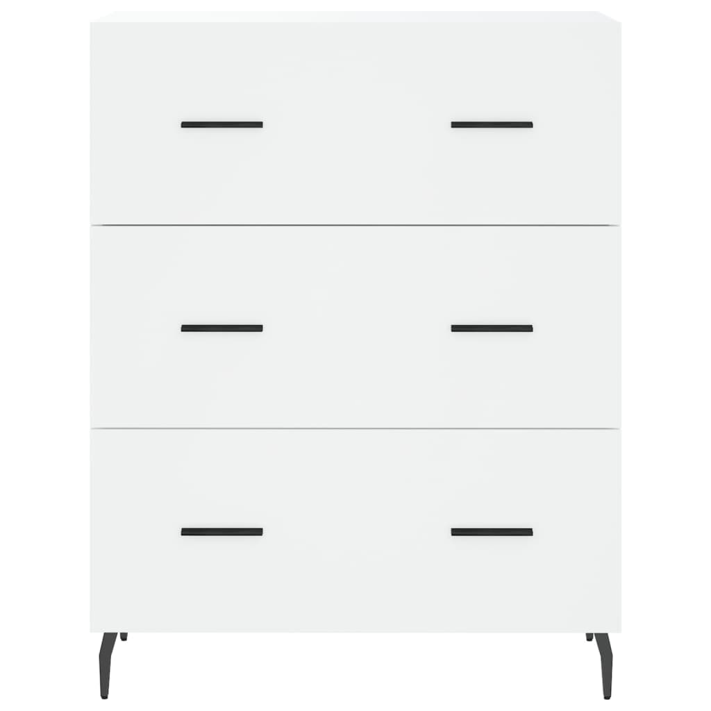 Buffet blanc 69,5x34x90 cm bois d'ingénierie - XIOS