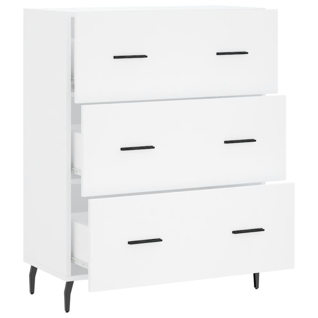 Buffet blanc 69,5x34x90 cm bois d'ingénierie - XIOS