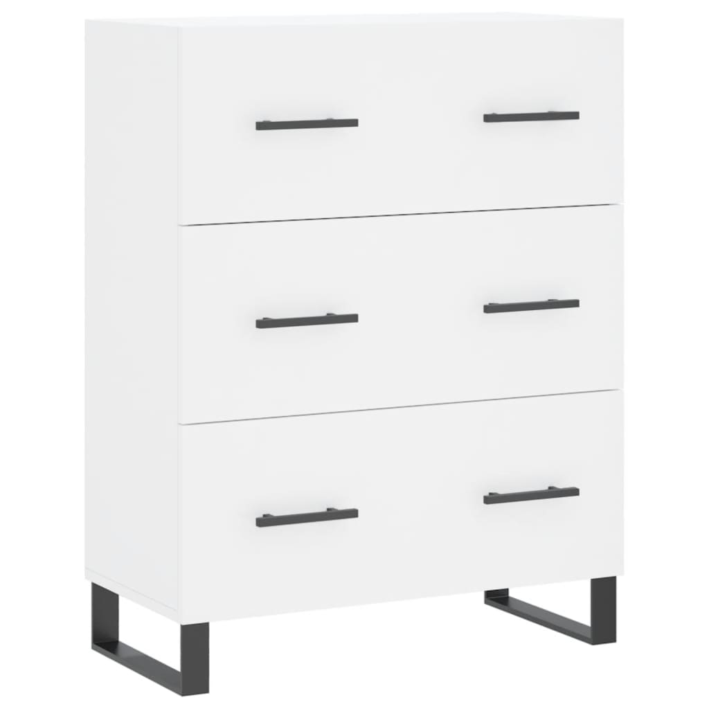 Buffet blanc 69,5x34x90 cm bois d'ingénierie - XIOS