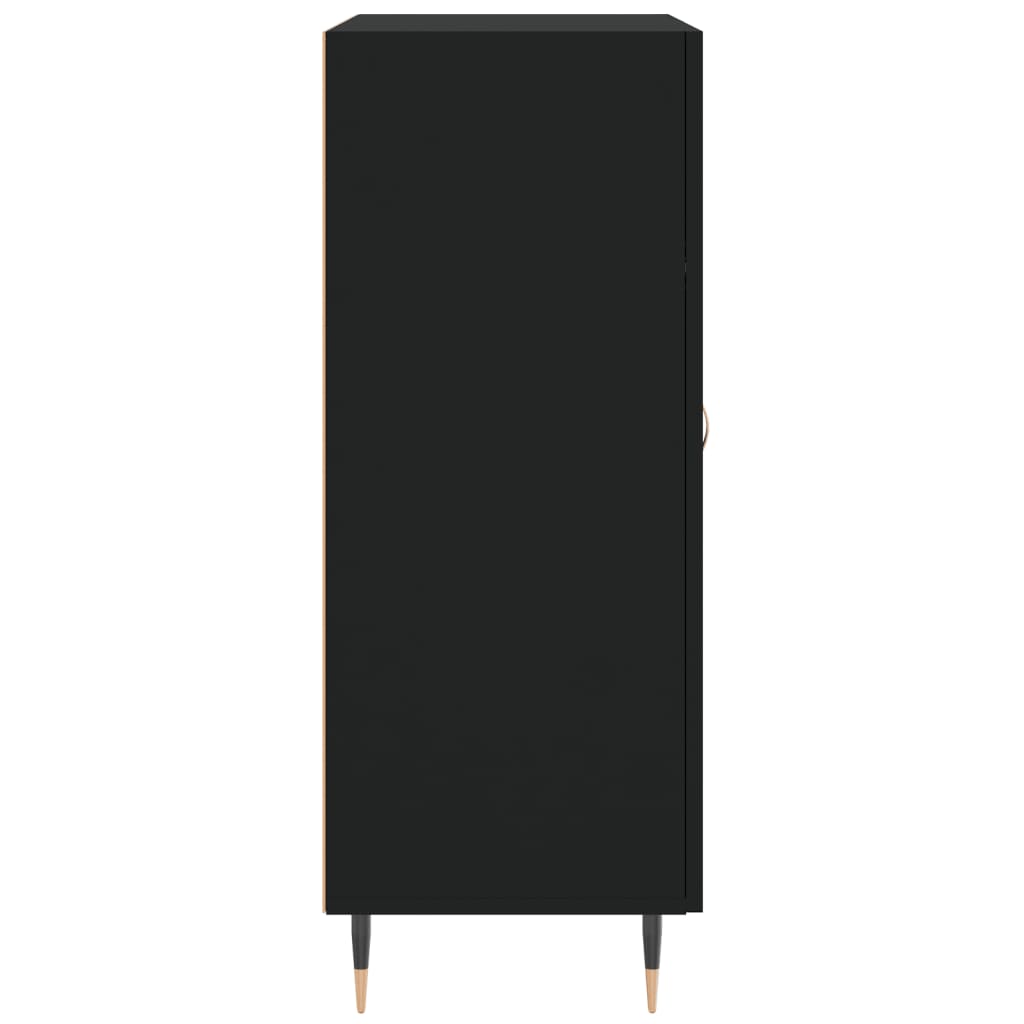 Buffet noir 69,5x34x90 cm bois d'ingénierie - XIOS
