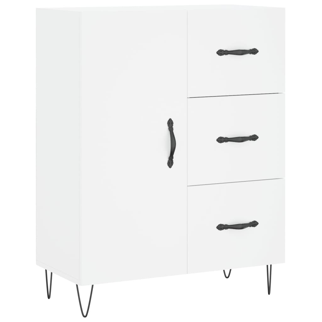 Buffet blanc 69,5x34x90 cm bois d'ingénierie - XIOS