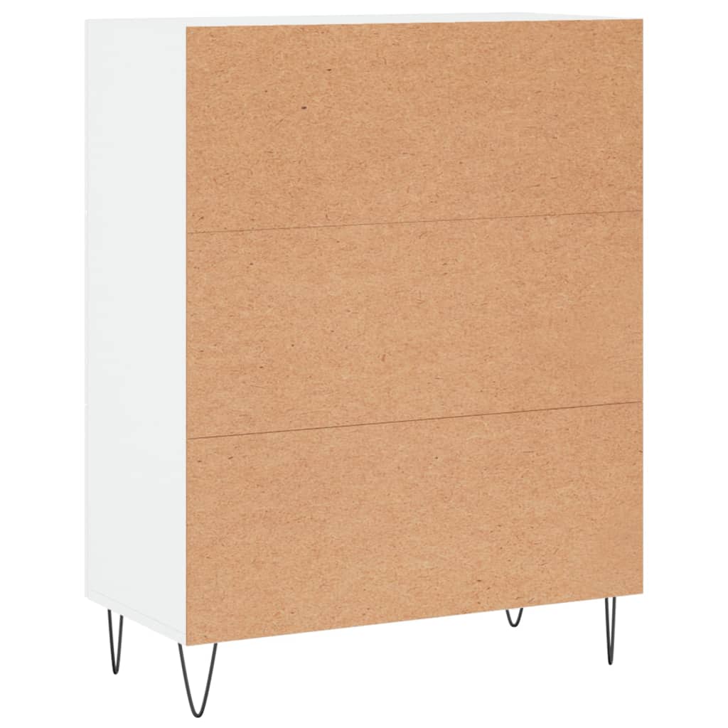 Buffet blanc 69,5x34x90 cm bois d'ingénierie - XIOS