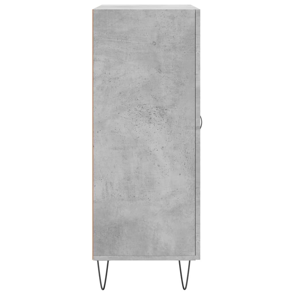 Buffet gris béton 69,5x34x90 cm bois d'ingénierie - XIOS