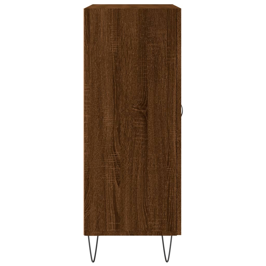 Buffet chêne marron 69,5x34x90 cm bois d'ingénierie - XIOS