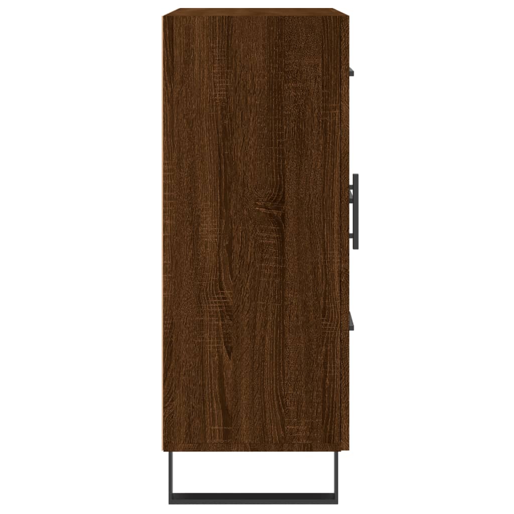 Buffet chêne marron 69,5x34x90 cm bois d'ingénierie - XIOS