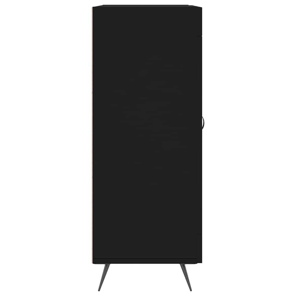 Buffet noir 69,5x34x90 cm bois d'ingénierie - XIOS