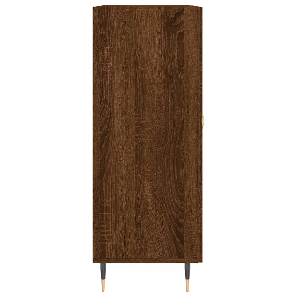Buffet chêne marron 69,5x34x90 cm bois d'ingénierie - XIOS