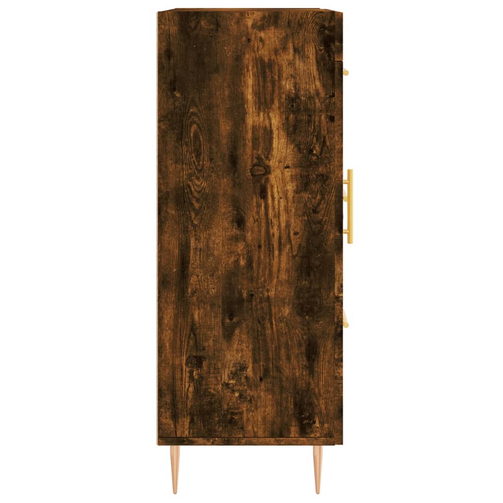 Buffet chêne fumé 69,5x34x90 cm bois d'ingénierie - XIOS