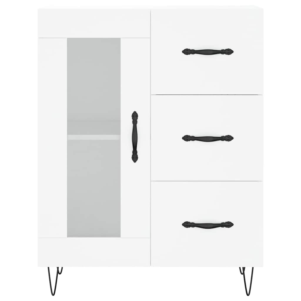 Buffet blanc 69,5x34x90 cm bois d'ingénierie - XIOS
