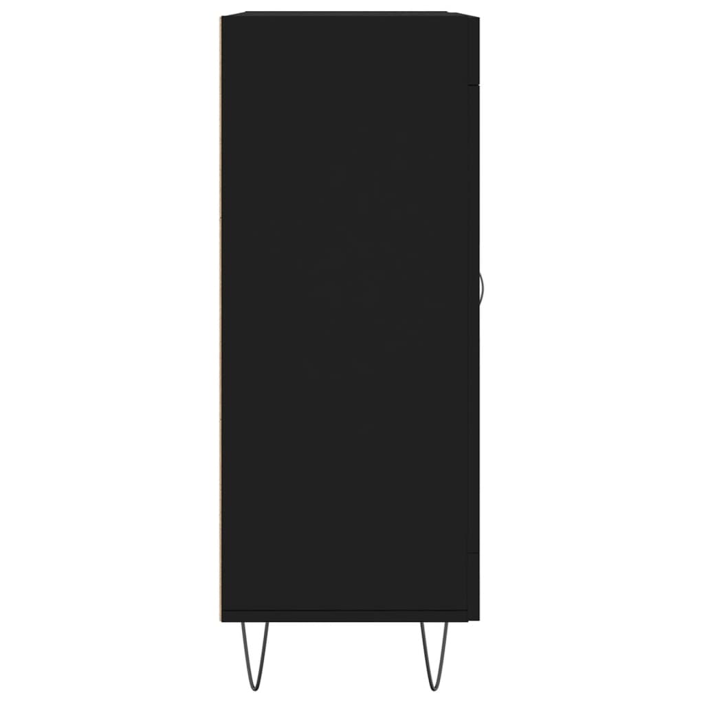 Buffet noir 69,5x34x90 cm bois d'ingénierie - XIOS