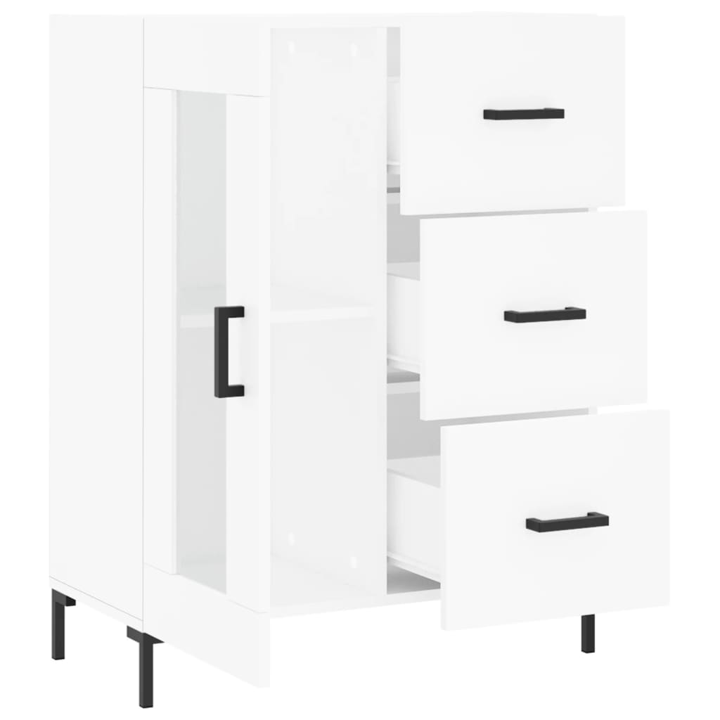 Buffet blanc 69,5x34x90 cm bois d'ingénierie - XIOS