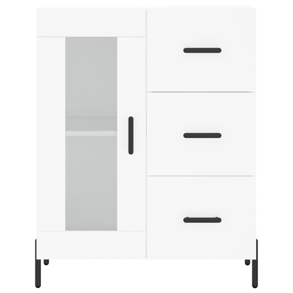 Buffet blanc 69,5x34x90 cm bois d'ingénierie - XIOS