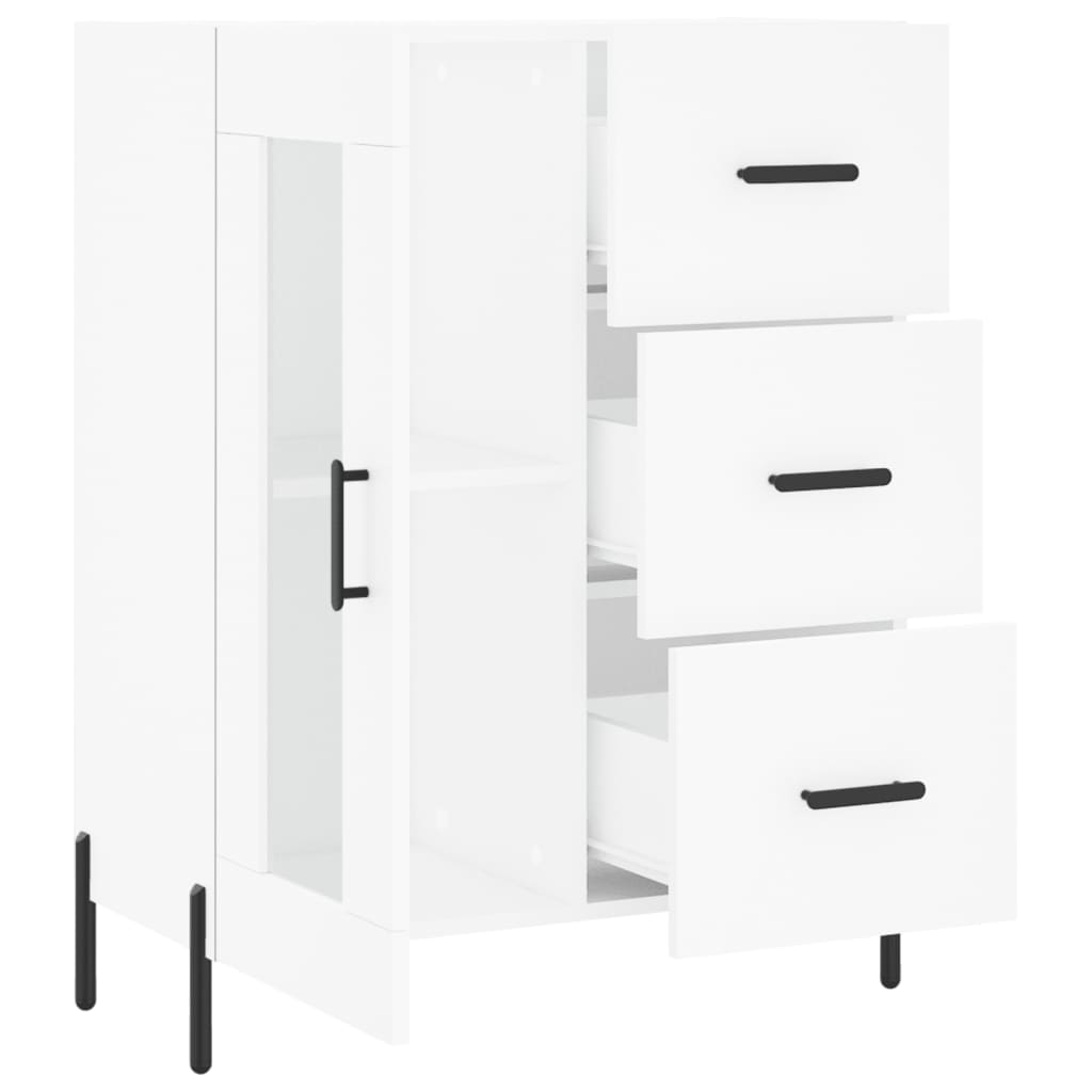 Buffet blanc 69,5x34x90 cm bois d'ingénierie - XIOS