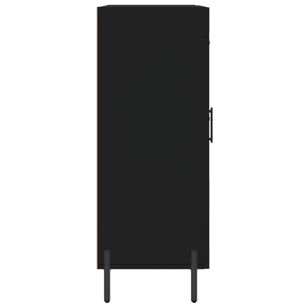 Buffet noir 69,5x34x90 cm bois d'ingénierie - XIOS