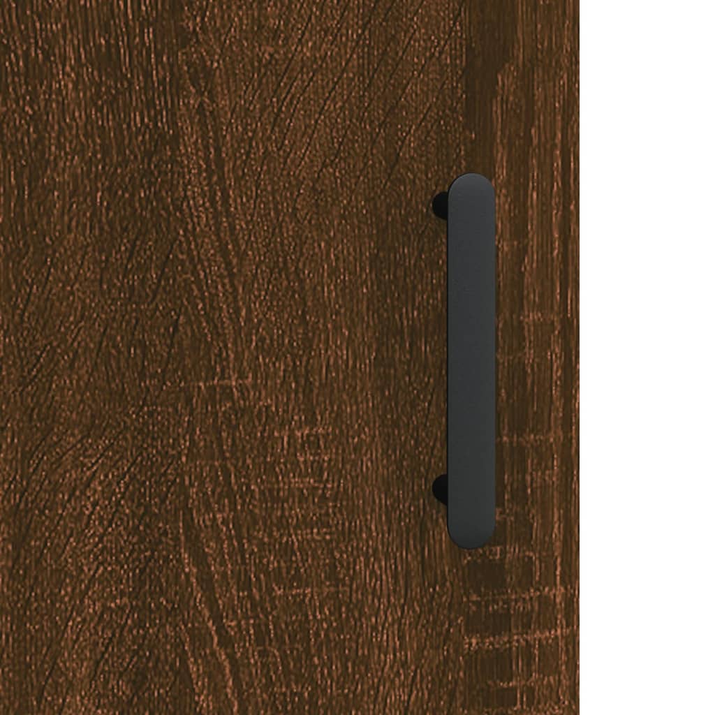 Buffet chêne marron 69,5x34x90 cm bois d'ingénierie - XIOS