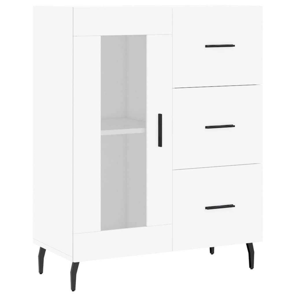 Buffet blanc 69,5x34x90 cm bois d'ingénierie - XIOS