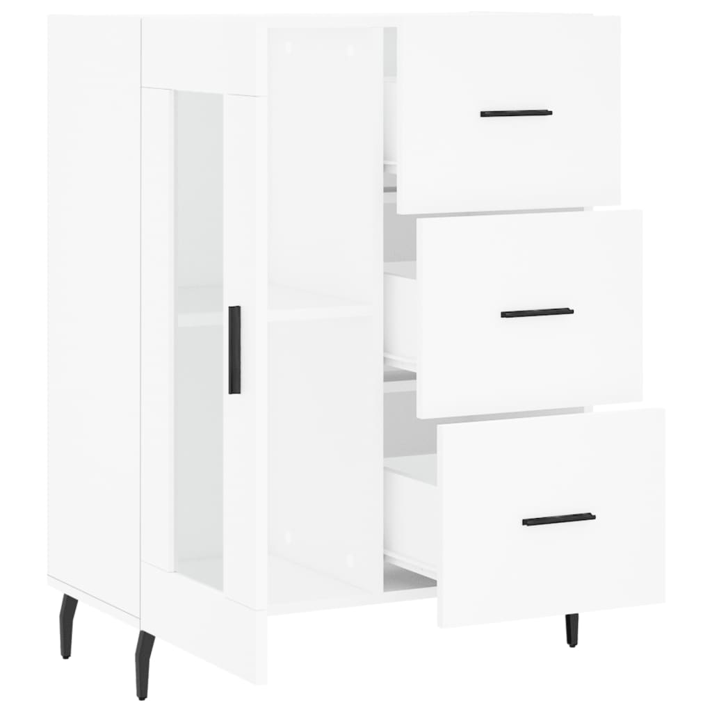 Buffet blanc 69,5x34x90 cm bois d'ingénierie - XIOS