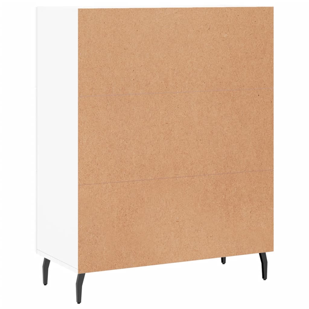 Buffet blanc 69,5x34x90 cm bois d'ingénierie - XIOS