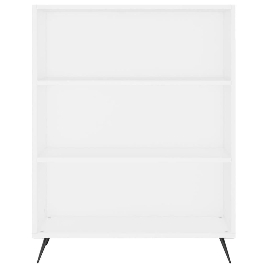 Bibliothèque blanc 69,5x32,5x90 cm bois d'ingénierie - XIOS