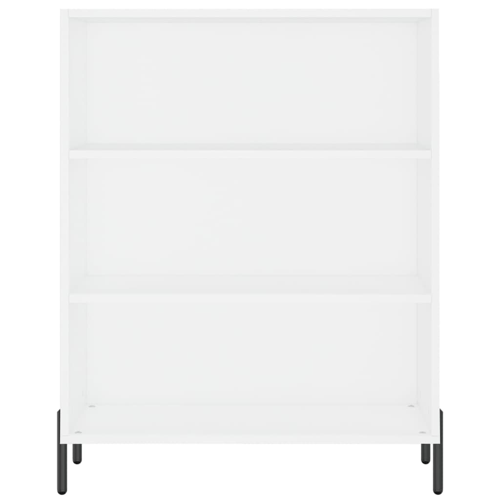 Armoire à étagères blanc 69,5x32,5x90 cm bois d'ingénierie - XIOS