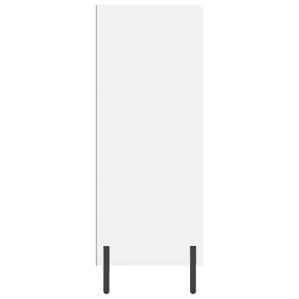 Armoire à étagères blanc 69,5x32,5x90 cm bois d'ingénierie - XIOS