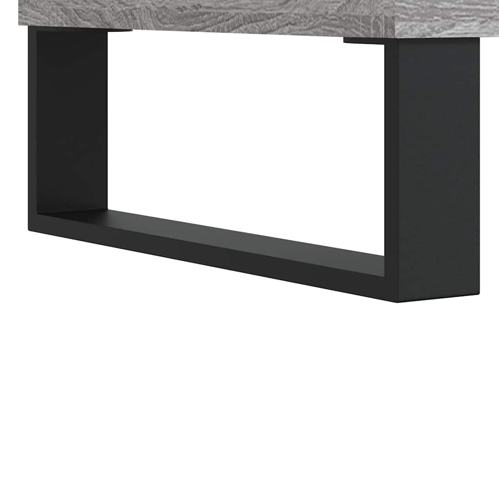Armoire à étagères sonoma gris 69,5x32,5x90cm bois d'ingénierie - XIOS