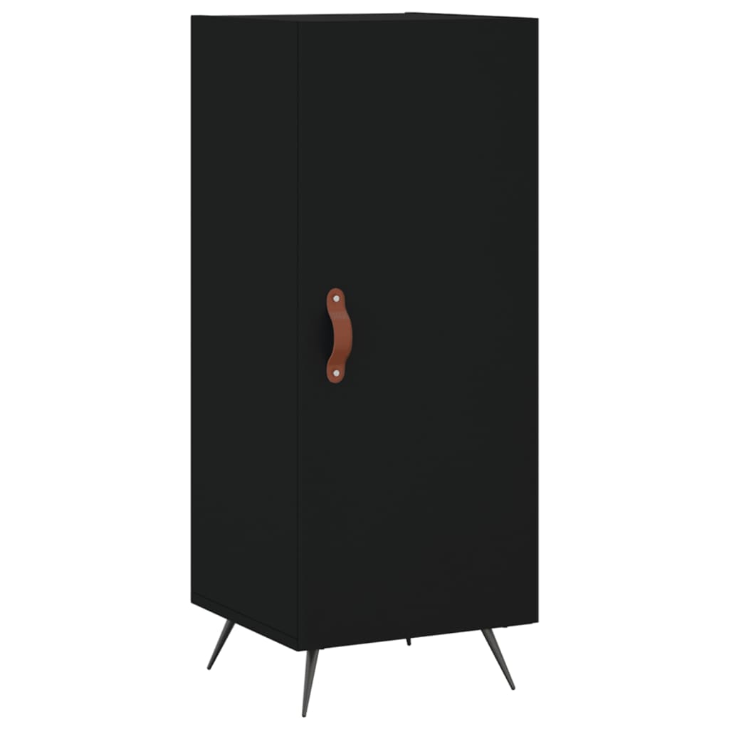 Buffet Noir 34,5x34x90 cm Bois d'ingénierie - XIOS