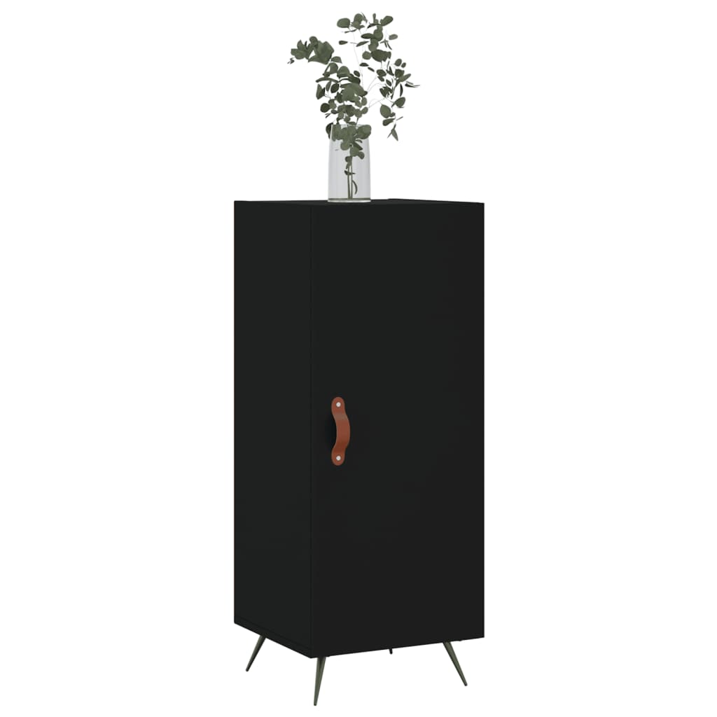 Buffet Noir 34,5x34x90 cm Bois d'ingénierie - XIOS