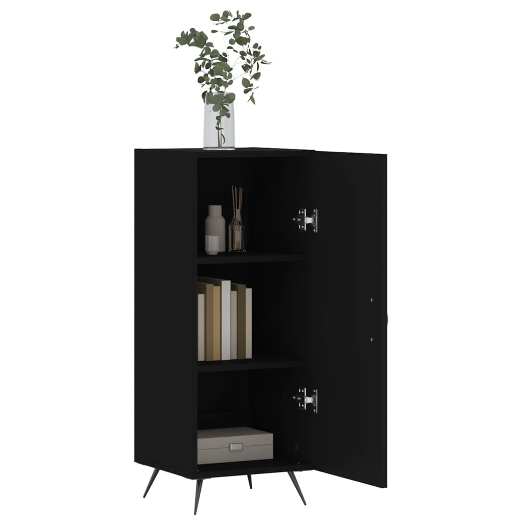 Buffet Noir 34,5x34x90 cm Bois d'ingénierie - XIOS