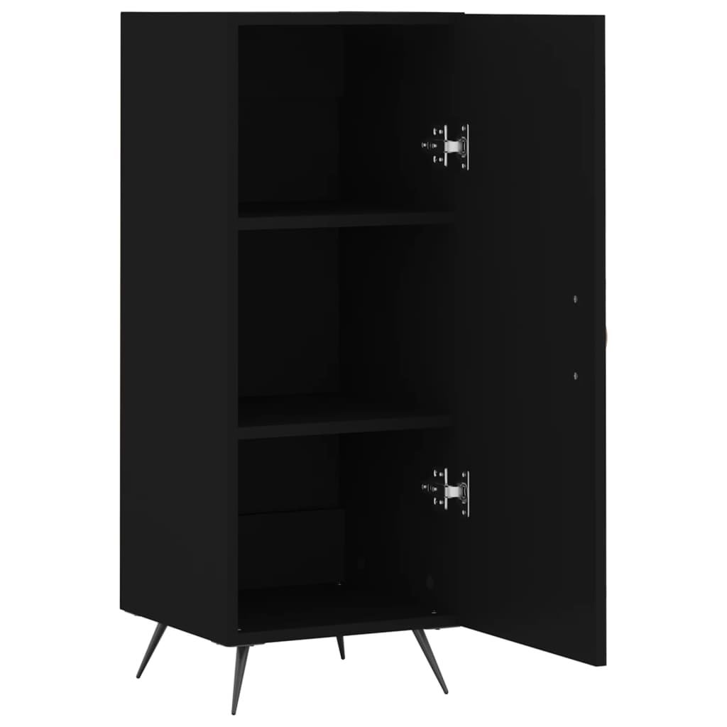 Buffet Noir 34,5x34x90 cm Bois d'ingénierie - XIOS
