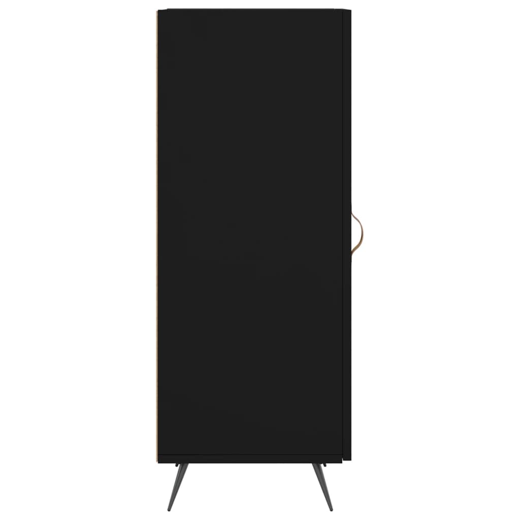 Buffet Noir 34,5x34x90 cm Bois d'ingénierie - XIOS