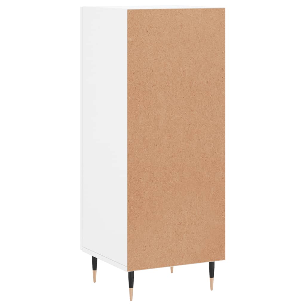 Buffet Blanc brillant 34,5x34x90 cm Bois d'ingénierie - XIOS