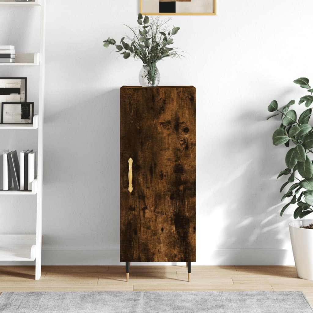 Buffet Chêne fumé 34,5x34x90 cm Bois d'ingénierie - XIOS