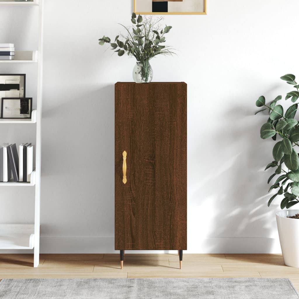 Buffet Chêne marron 34,5x34x90 cm Bois d'ingénierie - XIOS