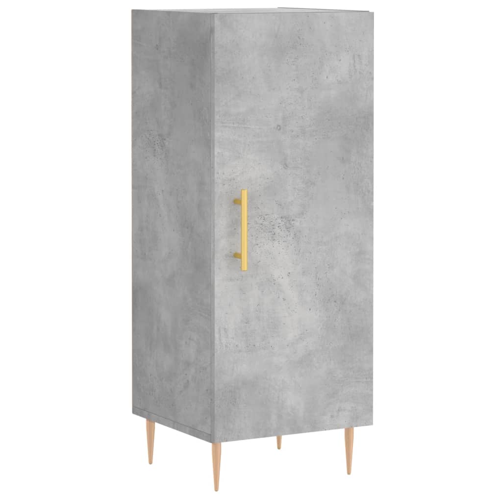 Buffet Gris béton 34,5x34x90 cm Bois d'ingénierie - XIOS
