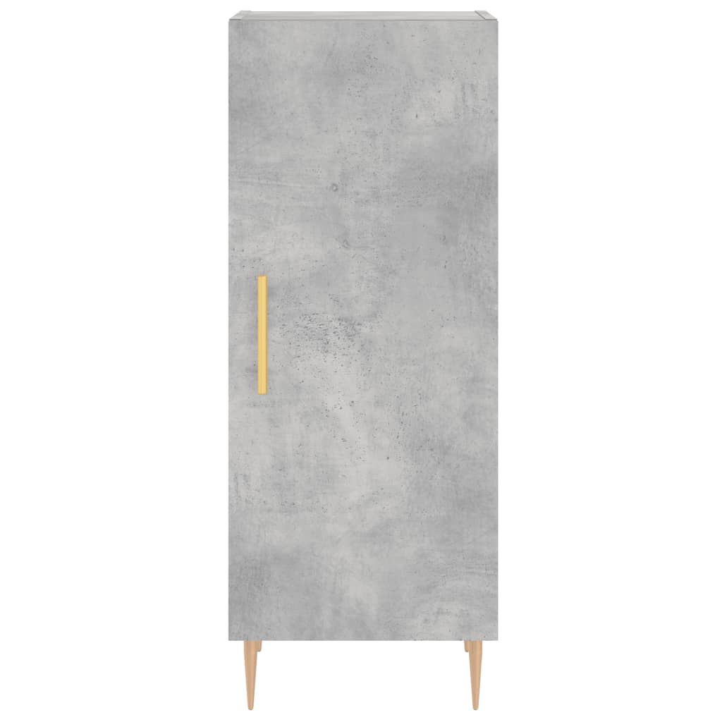Buffet Gris béton 34,5x34x90 cm Bois d'ingénierie - XIOS