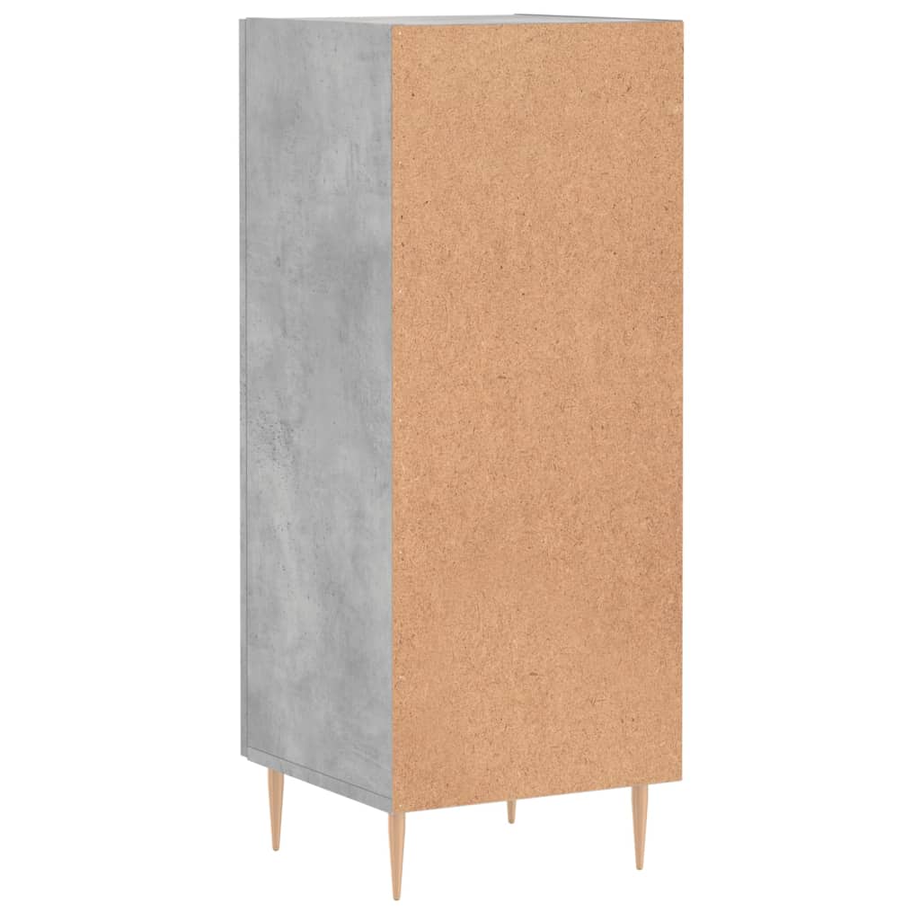 Buffet Gris béton 34,5x34x90 cm Bois d'ingénierie - XIOS
