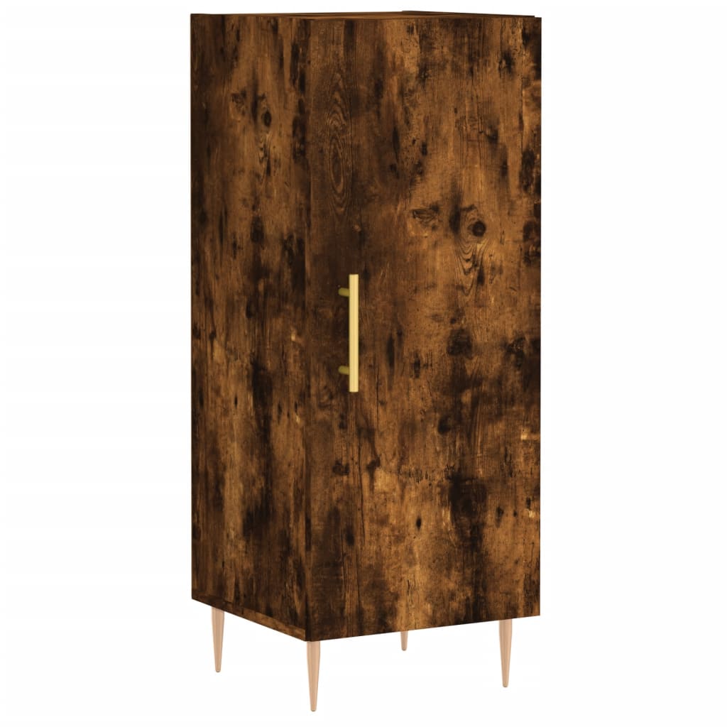 Buffet Chêne fumé 34,5x34x90 cm Bois d'ingénierie - XIOS