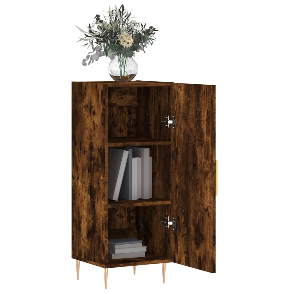 Buffet Chêne fumé 34,5x34x90 cm Bois d'ingénierie - XIOS