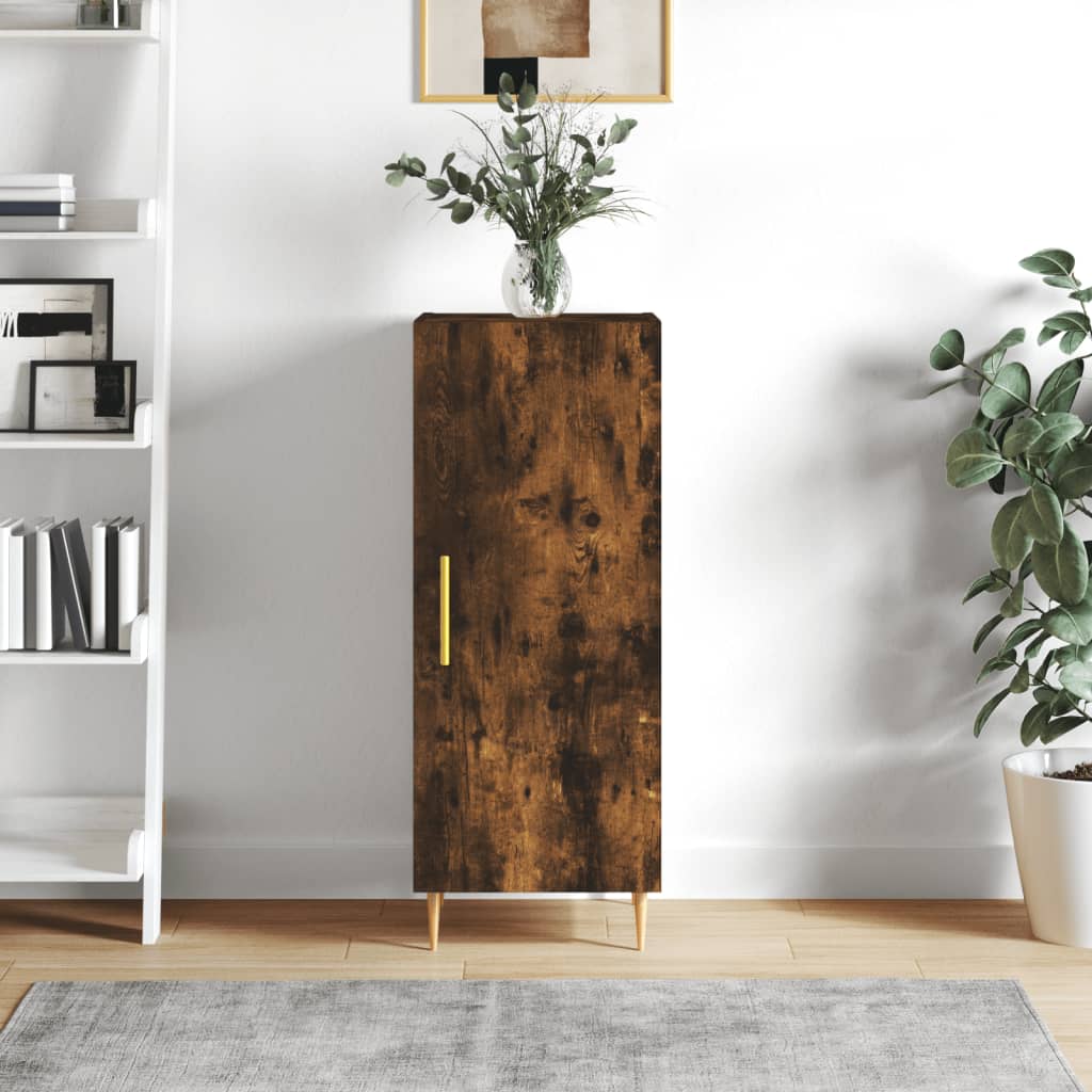 Buffet Chêne fumé 34,5x34x90 cm Bois d'ingénierie - XIOS