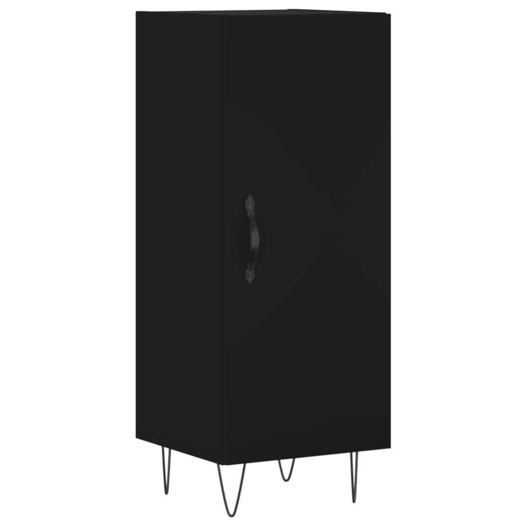 Buffet Noir 34,5x34x90 cm Bois d'ingénierie - XIOS