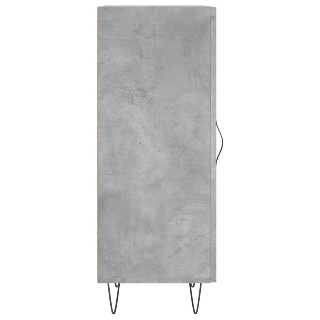 Buffet Gris béton 34,5x34x90 cm Bois d'ingénierie - XIOS