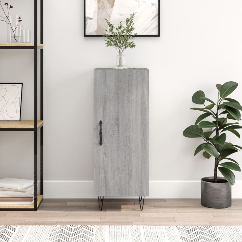 Buffet Sonoma gris 34,5x34x90 cm Bois d'ingénierie - XIOS