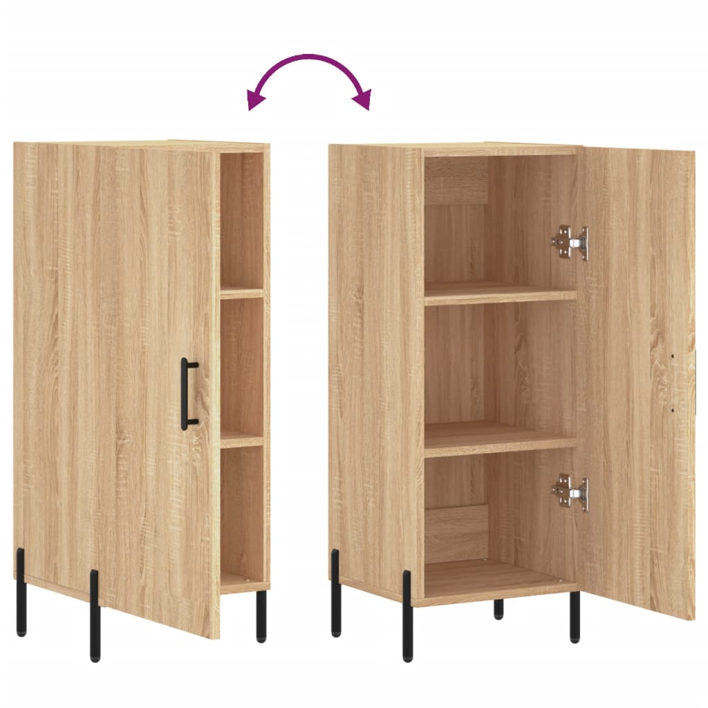 Buffet Chêne sonoma 34,5x34x90 cm Bois d'ingénierie - XIOS