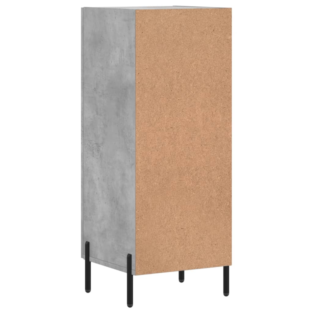 Buffet Gris béton 34,5x34x90 cm Bois d'ingénierie - XIOS