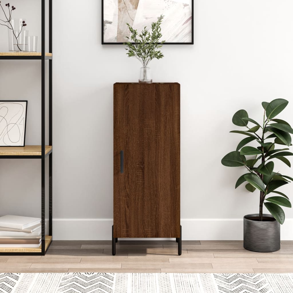 Buffet Chêne marron 34,5x34x90 cm Bois d'ingénierie - XIOS
