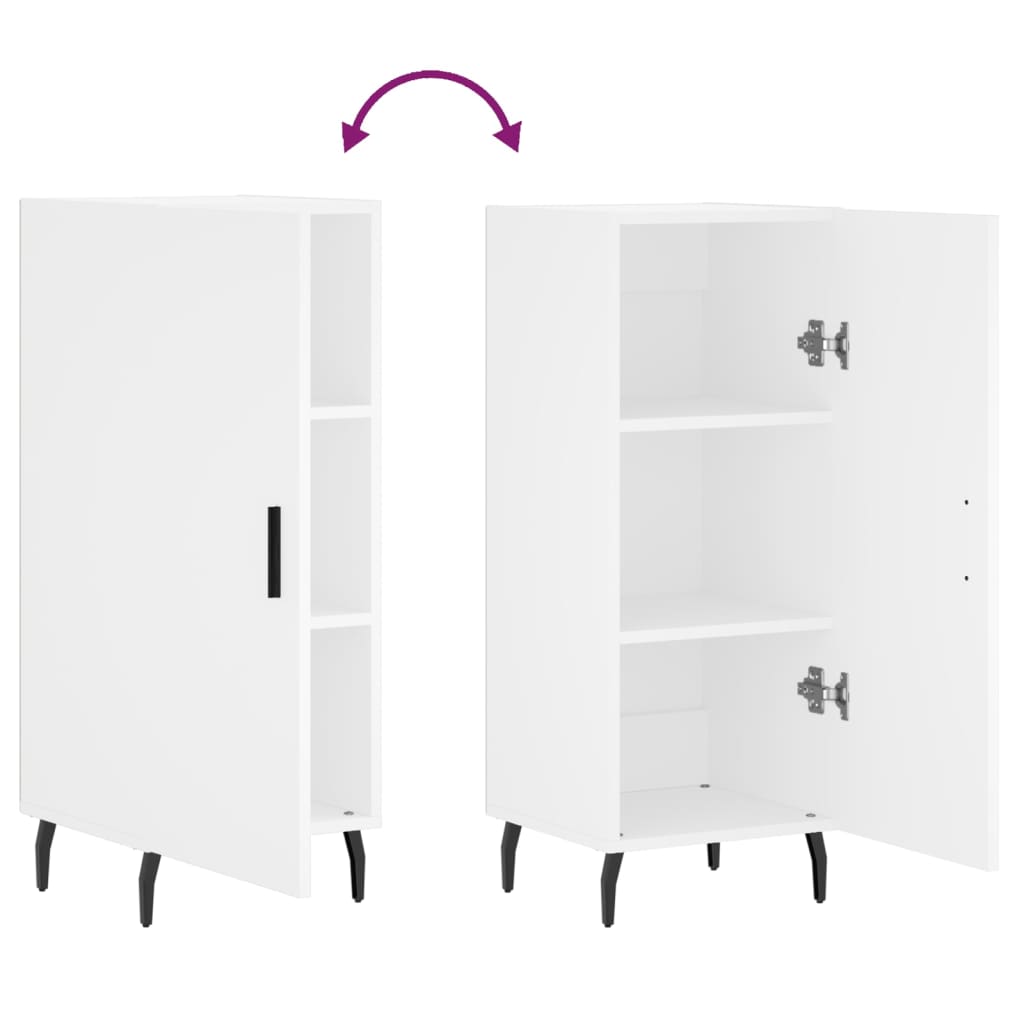 Buffet blanc 34,5x34x90 cm bois d'ingénierie - XIOS