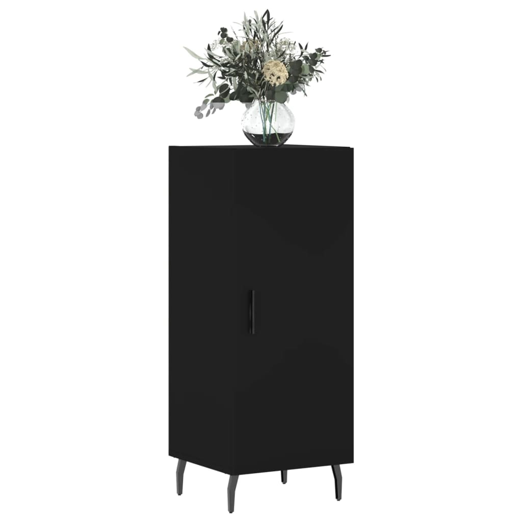 Buffet Noir 34,5x34x90 cm Bois d'ingénierie - XIOS