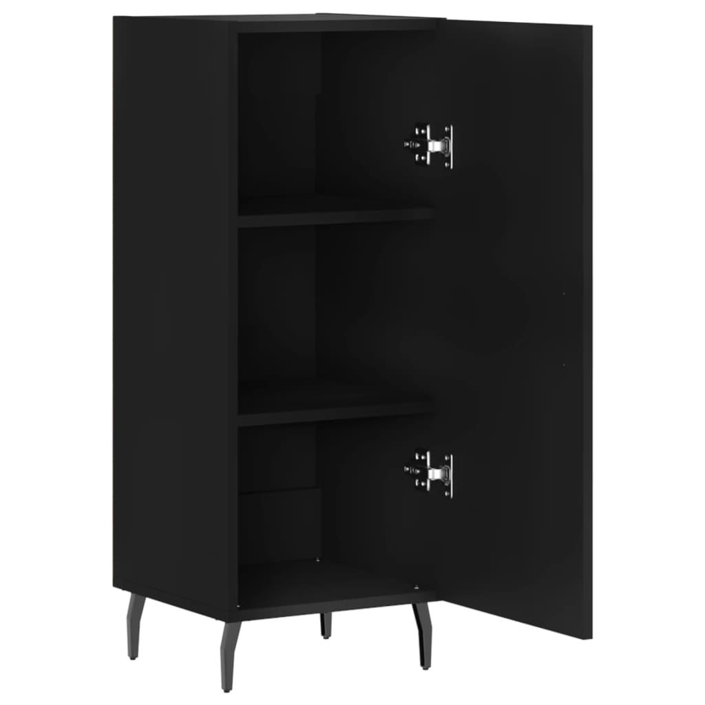 Buffet Noir 34,5x34x90 cm Bois d'ingénierie - XIOS